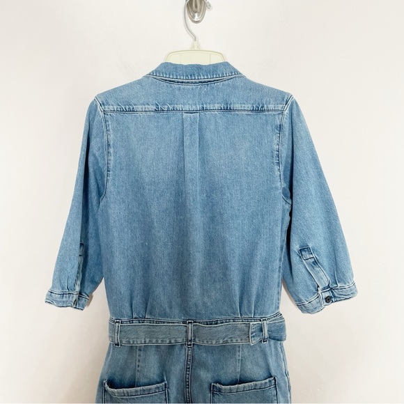 BA&SH Frida Denim Jumpsuit - Picture 5 of 10